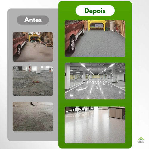 Revestimento de Piso Epóxi com Acabamento de Mármore de Alto Brilho + BRINDE HOJE 🔥Kit Ferramentas de Aplicação🔥